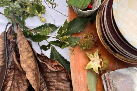 鶴岡市のblanc blanc gastropubの店内アート